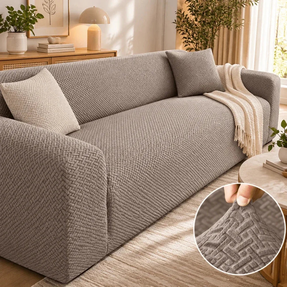 Luxury Stripe Sofa Cover