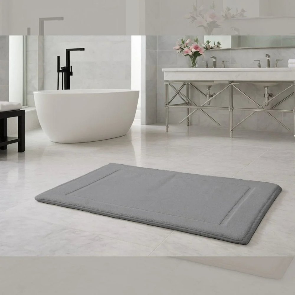 Soft Cotton Towel Bath Mat – Quick Dry & Absorbent