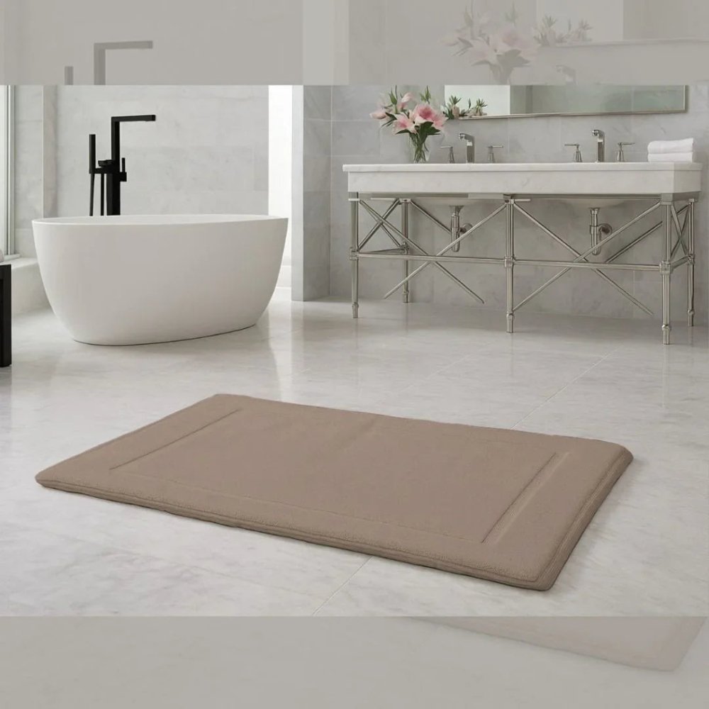 Soft Cotton Towel Bath Mat – Quick Dry & Absorbent