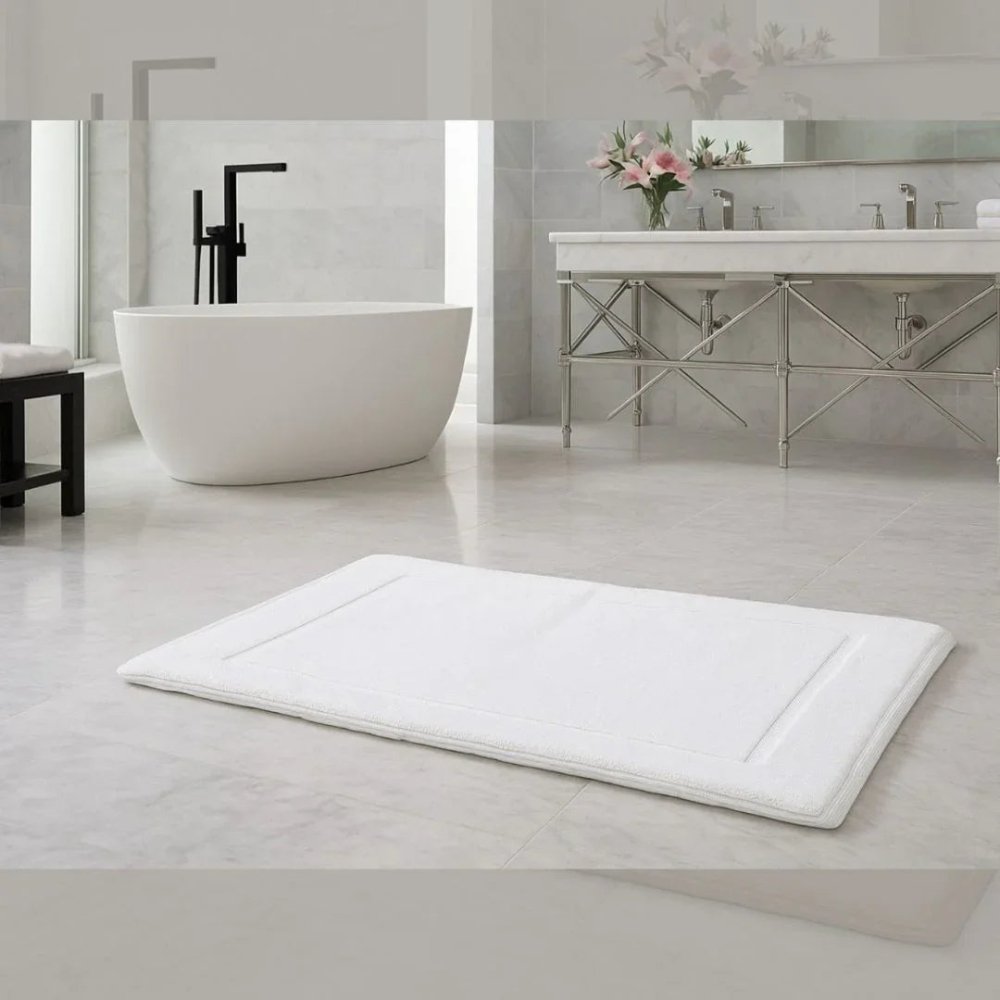 Soft Cotton Towel Bath Mat – Quick Dry & Absorbent