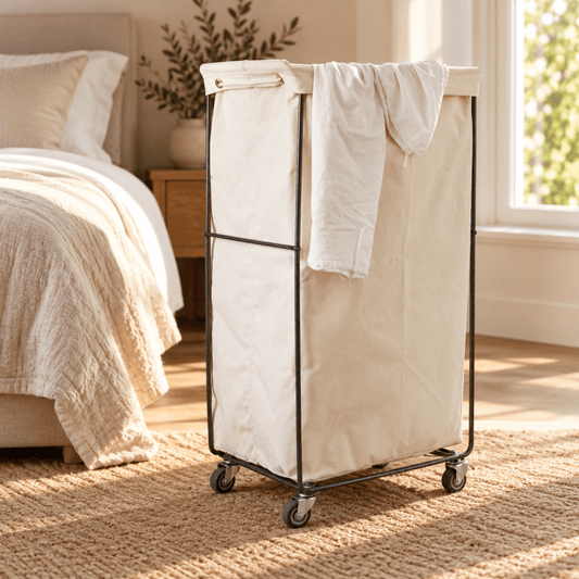 Steele Canvas Elevated Narrow Laundry Basket
